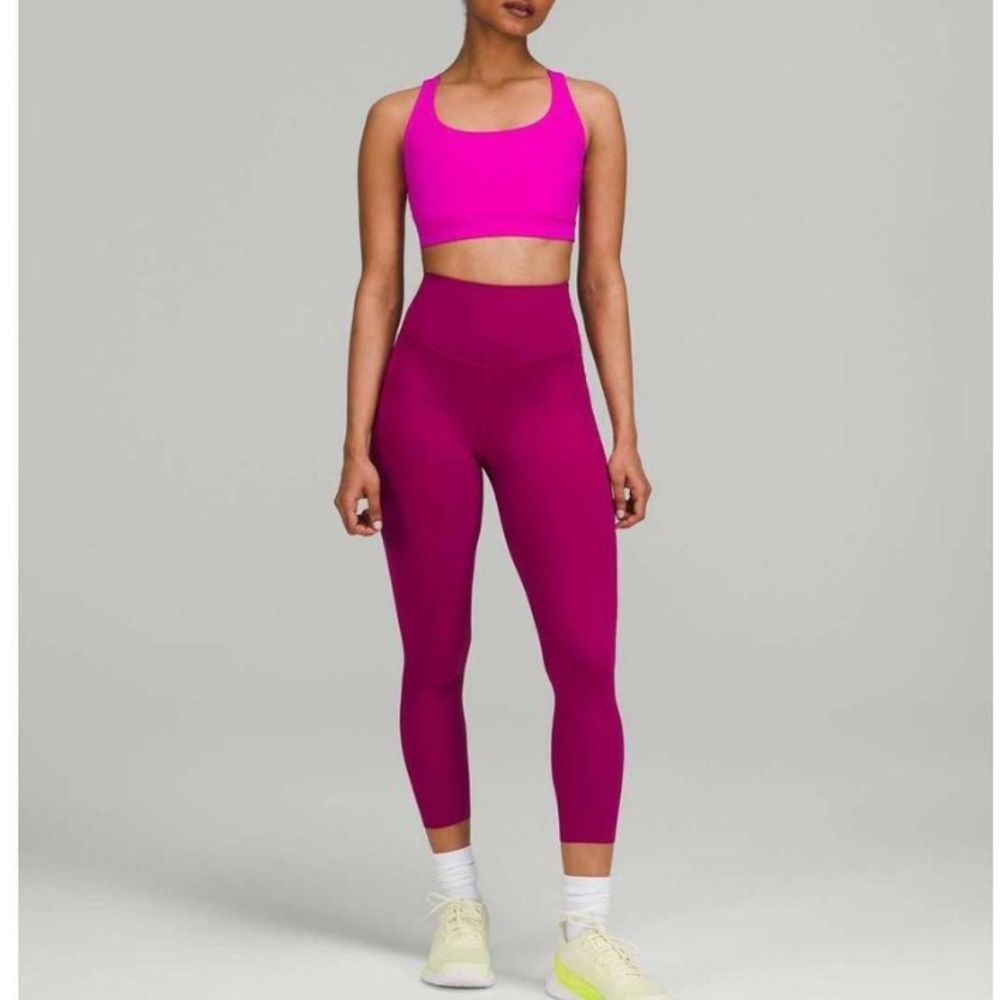 Lululemon Base Pace High-Rise Crop Wild Berry size 8